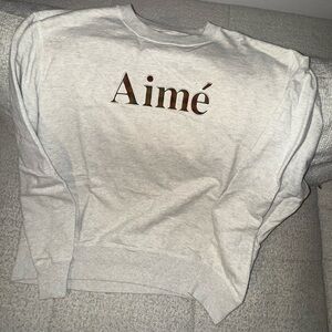 Aime Leon Dore Gray Crewneck Sweater